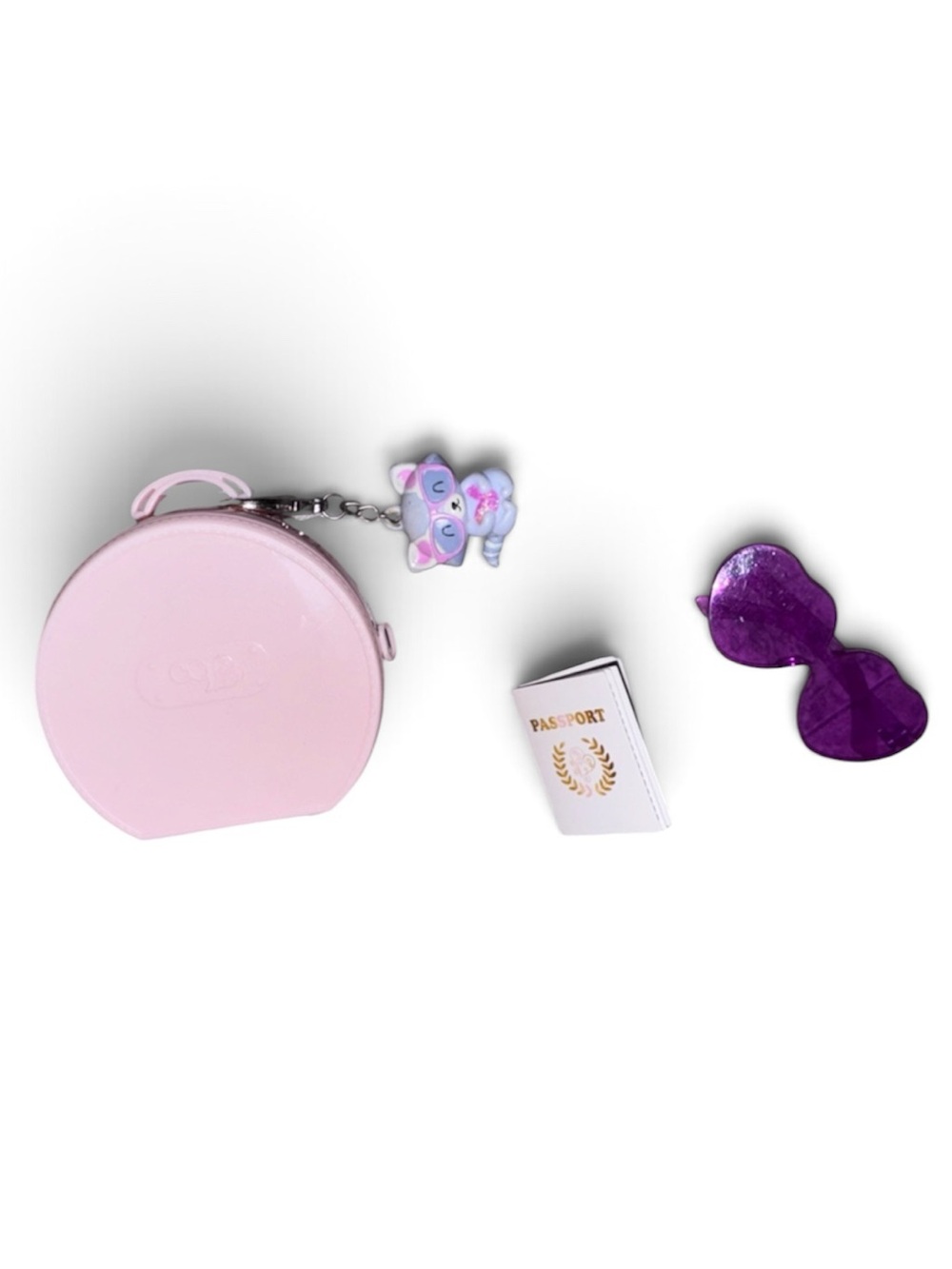 Our Generation Lovely Trips Travel Accessory Set for 18” Dolls Pink Suitcase